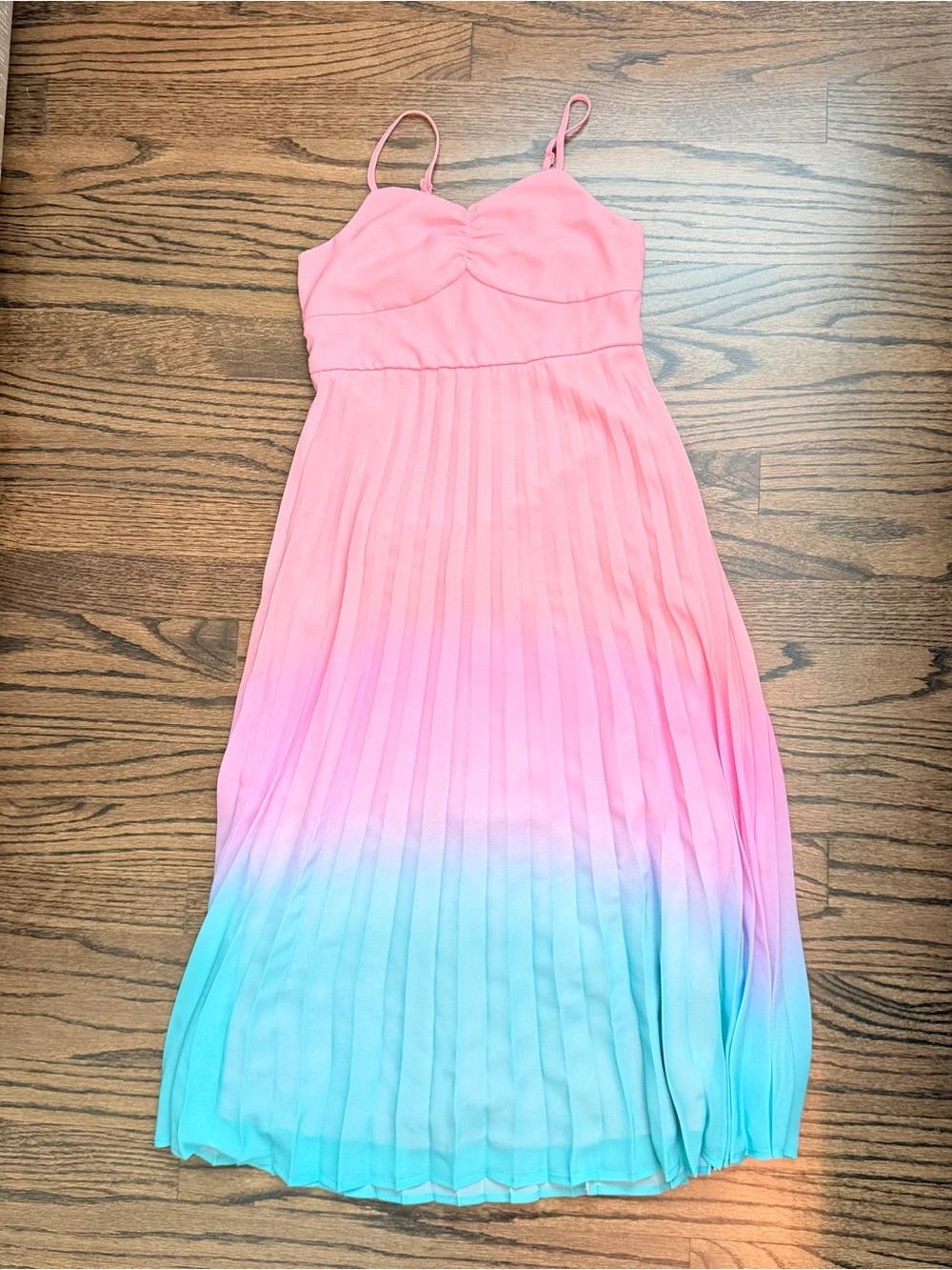 Zunie (Nordstrom) Girls Ombré Maxi Dress - size 8